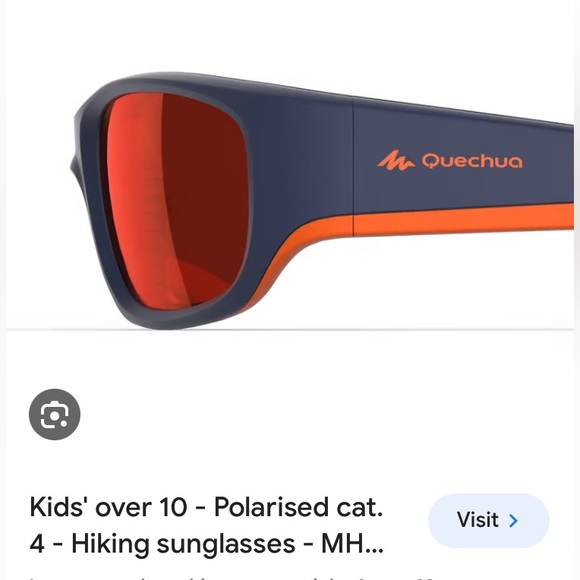 Quechua kids over 10 Polorized sunglasses MH T 550 Pola Cat 4 size 54-15-116 - Picture 14 of 17